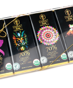 Set de regalo de chocolate oscuro (4 tabletas de 50g)
